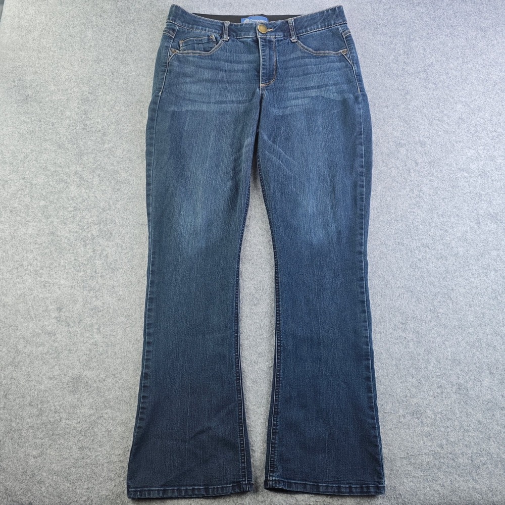 Democracy Absolution Bootcut Jeans Womens 10 Blue Indigo Stretch B1221BBEA2